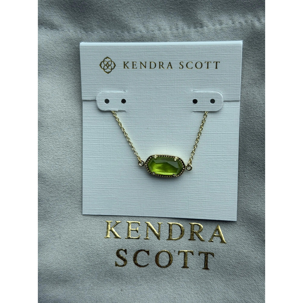 Kendra Scott Green Pendant Bracelet - Picture 1 of 3